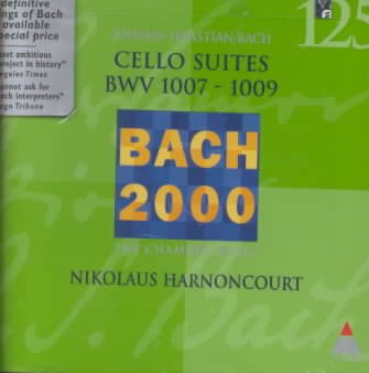 Cello Suites 1-3: Bach 2000 cover