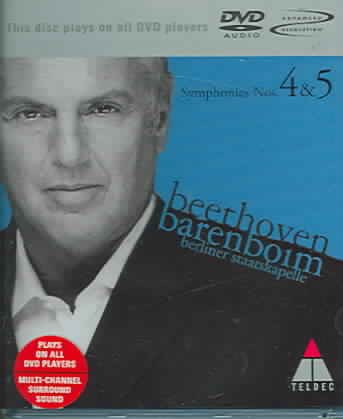 Beethoven: Symphony Nos. 4 & 5 (DVD Audio) [Enhanced] cover