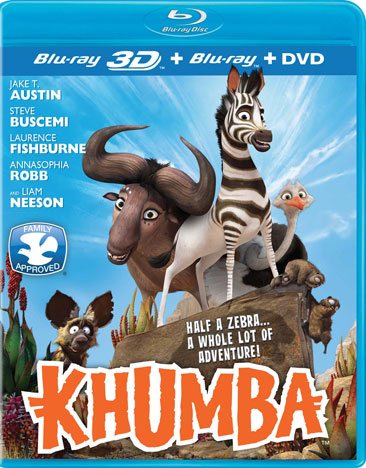 Khumba [3D/2D Blu-ray/DVD Combo] cover
