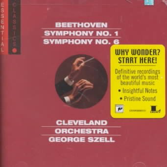 Beethoven: Symphonies Nos. 1 & 6 (Essential Classics) cover
