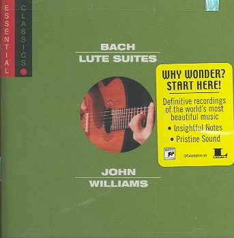 Bach: Lute Suites, Vol. I cover