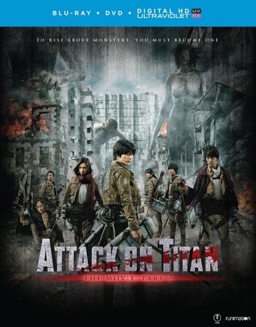 Attack on Titan, Part 2 (Standard Edition Blu-ray/DVD Combo) cover