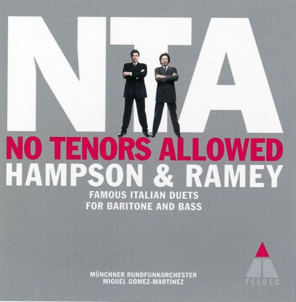 No Tenors Allowed: Famous Duets for Baritone and Bass cover