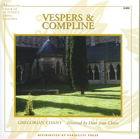 The Monks of Solesmes: Vespers & Compline cover