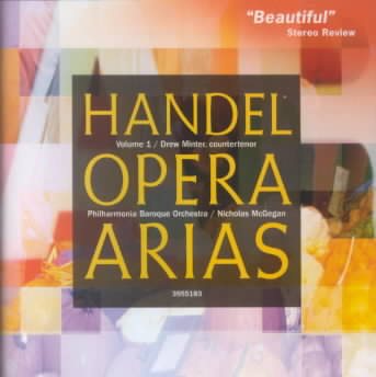 Handel Opera Arias, Vol. 1 cover
