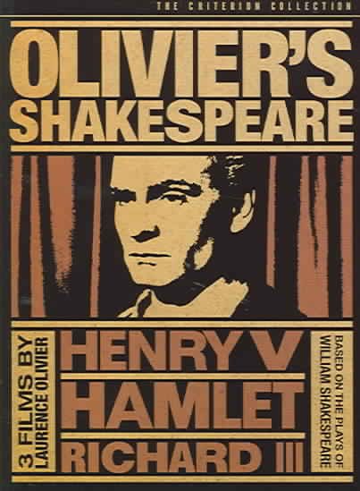 Olivier's Shakespeare (Hamlet / Henry V / Richard III) (The Criterion Collection) cover