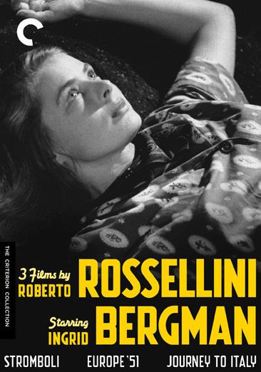 3 Films By Roberto Rossellini Starring Ingrid Bergman (Stromboli/Europe '51/Journey to Italy)(The Criterion Collection) cover