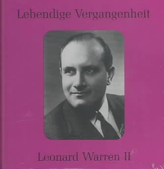 Legendary Voices: Leonard Warren II cover