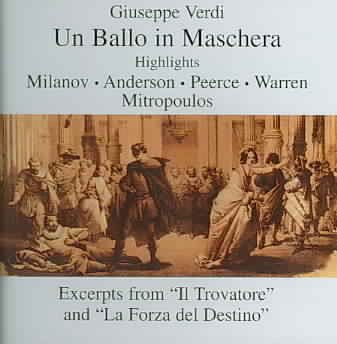 Highlights from Un Ballo in Maschera cover