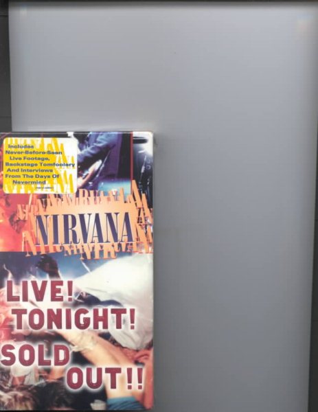 Nirvana, Live Tonight Sold Out [VHS] cover