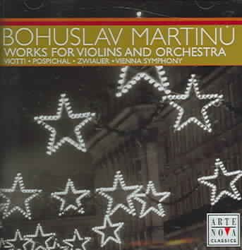 Martinu: Works for Violin & Orchestra cover