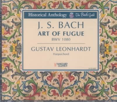 Bach: Art of Fugue, BWV 1080 cover