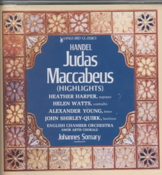 Handel: Judas Maccabeus (Highlights) cover