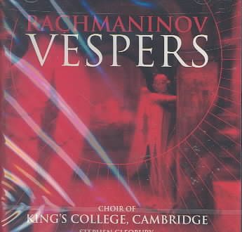 Rachmaninoff: Vespers cover
