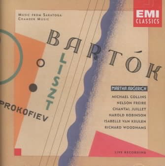 Martha Argerich ~ Bartok - Contrasts · Prokofiev - Quintet Op.39 · Liszt - Concerto Pathétique cover