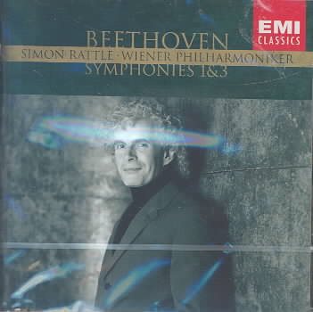 Beethoven: Symphonies #1 & 3; Sir Simon Rattle/Vienna Philharmonic cover