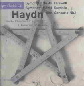 Symphony 45/94/Concerto HN 1 cover