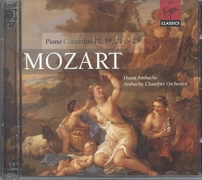Mozart: Piano Concertos 17, 19, 21 & 25 cover