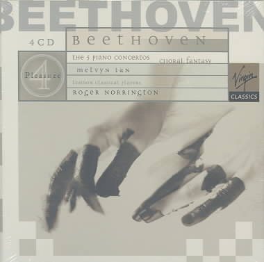 Beethoven: The 5 Piano Concertos / Choral Fantasy - Melvyn Tan / Roger Norrington / London Classical Players cover