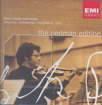 The Perlman Edition: Bach Violin Concertos cover