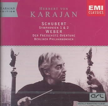 Schubert: Symphonies 1 & 2 / Weber: Freischutz Overture cover