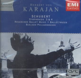 Schubert: Symphonies, Nos. 3 & 4 / Rosamunde Ballet Music