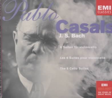 J. S. Bach: The 6 Cello Suites cover