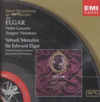 Elgar: Violin Concerto; Enigma Variations cover