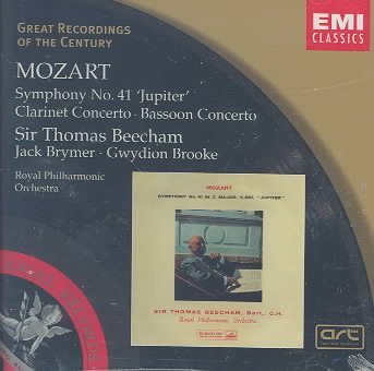 Mozart: Symphony No. 41 "Jupiter"; Clarinet Concerto; Bassoon Concerto cover