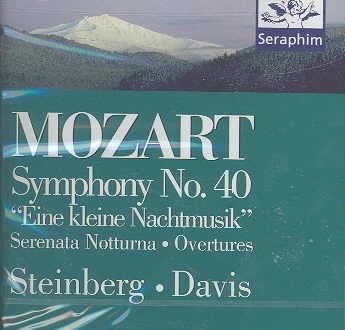 Mozart: Symphony No. 40 / Eine Kleine Nachtmusik / Serenata Notturna / 4 Overtures cover