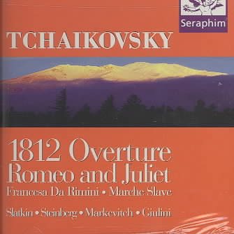 Tchaikovsky: 1812 Overture Op. 49; Slavonic March Op. 31 cover