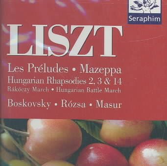 Liszt: Les Préludes / Mazeppa / Hungarian Rhapsodies 2, 3 & 14 / Rákóczy March / Hungarian Battle March cover