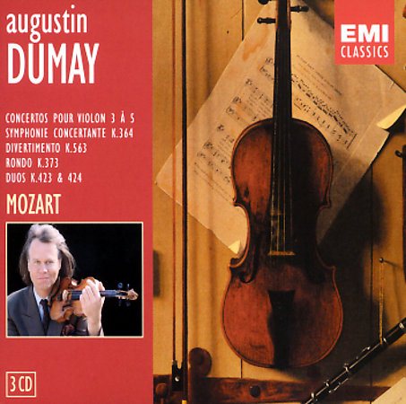 Mozart: Violin Concertos 3, 4, 5, Divertimento, etc. cover