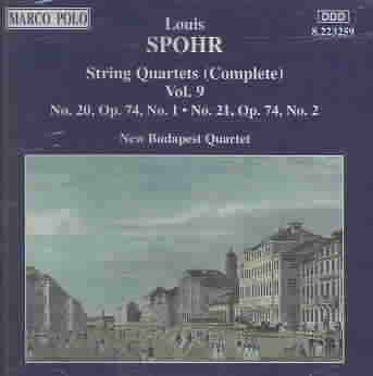 Spohr: Complete String Quartets, Vol. 9 cover