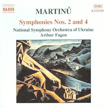 Martinu: Symphonies Nos. 2 and 4 cover