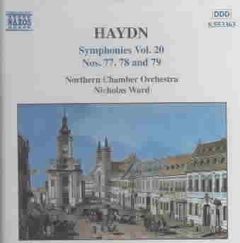 Haydn: Symphonies Nos. 77-79 cover