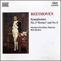 Beethoven: Symphonies No. 3 "Eroica" & No. 8 cover