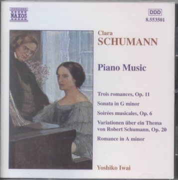 Clara Schumann: Piano Music cover