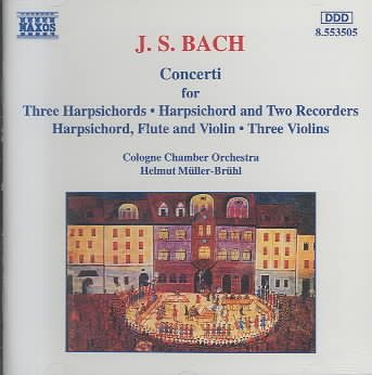 Concerti for Harpsichord Flute & Violin cover