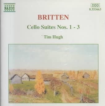 Britten: Solo Cello Suites 1-3 cover