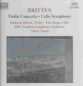 Britten: Violin Concerto/Cello Symphony cover