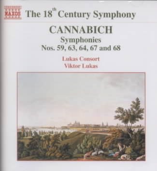 Cannabich: Symphonies Nos. 59, 63, 64, 67, 68 cover