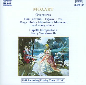 Mozart: Overtures ~ Don Giovanni · Figaro · Così · Magic Flute · Abduction · Idomeneo and many others