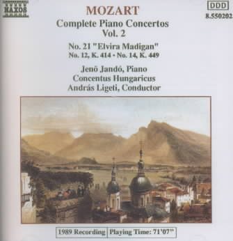 Mozart: Piano Concertos Nos. 21, 12 & 14 cover
