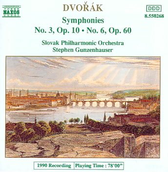 Dvorak: Symphonies Nos. 3 & 6 cover