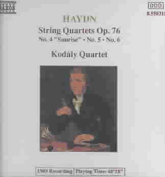 Haydn: String Quartets, Op. 76, Nos. 4, 5 and 6 cover