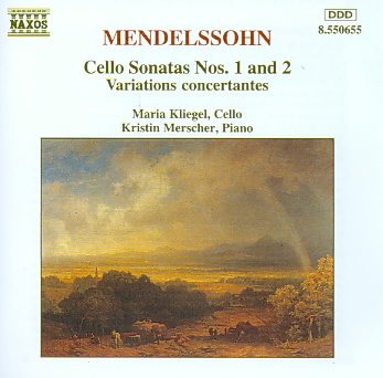 Mendelssohn: Cello Sonatas 1 & 2 cover