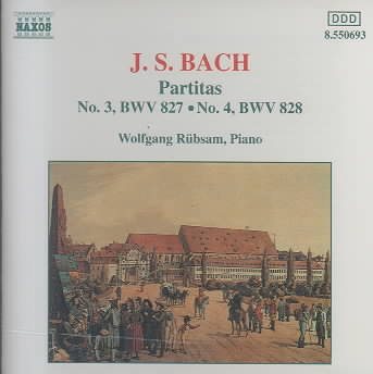 J. S. Bach: Partitas No. 3, BWV 827 / Partitas No. 4, BWV 828 cover