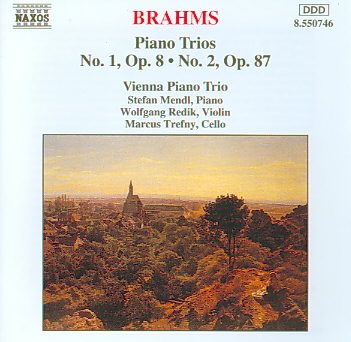 Brahms: Piano Trio No.1, No.2 Op.8 & Op. 87 cover