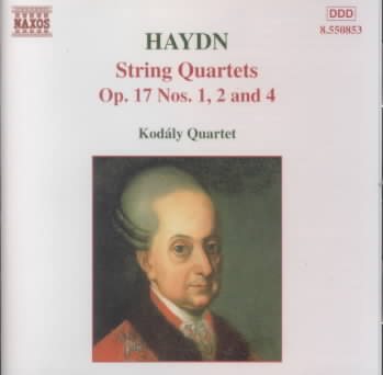 Haydn: String Quartets, Op. 17, Nos. 1, 2 and 4 cover